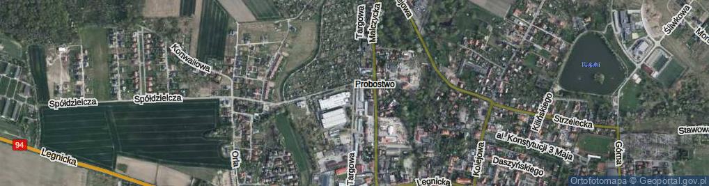 Zdjęcie satelitarne Targowa ul.